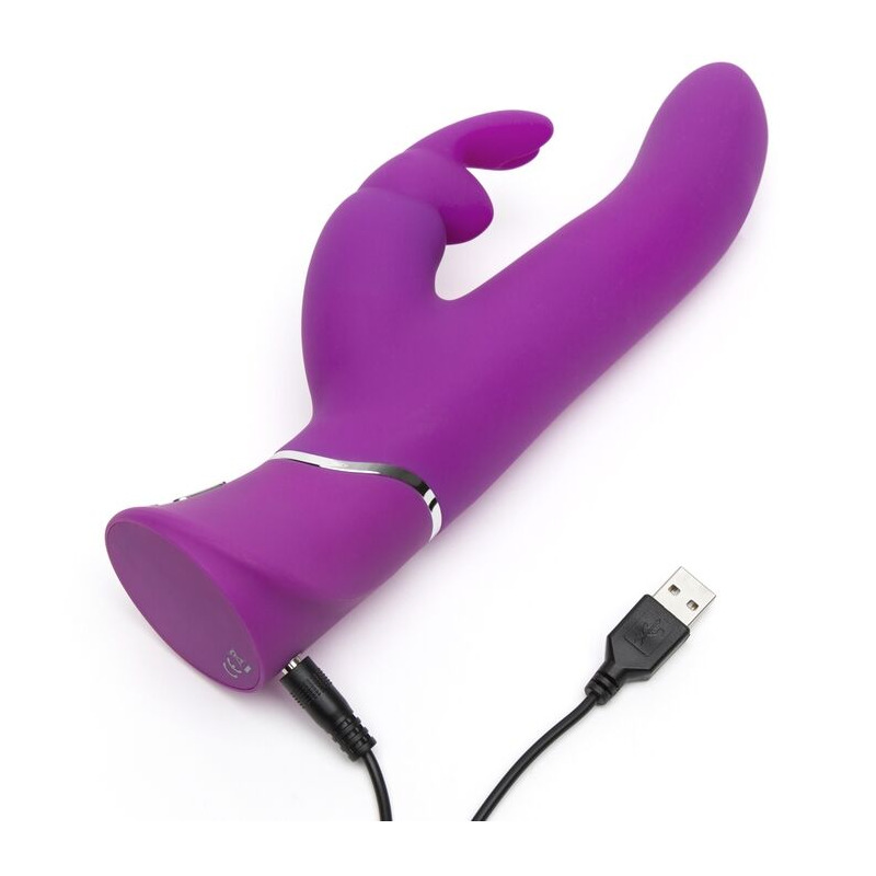 Happy Rabbit Vibrador Power Motion Morado