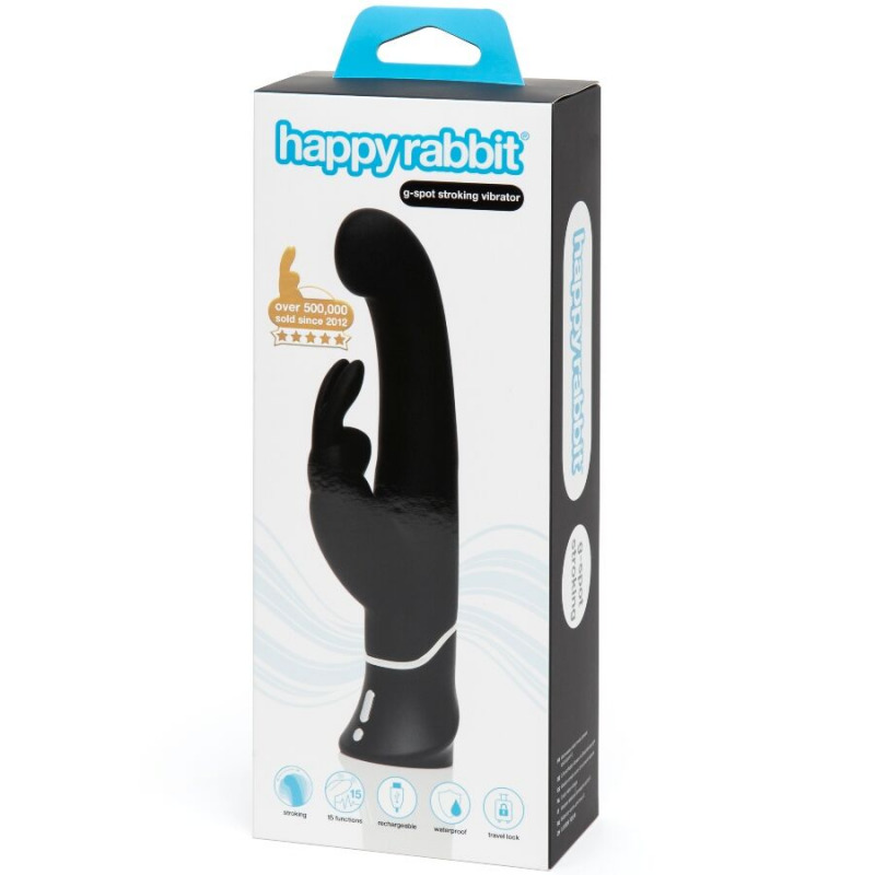 Vibrador G-Spot Doble Estimulación Negro