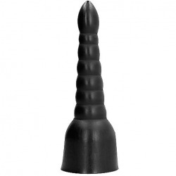 Gode tout noir 34 cm