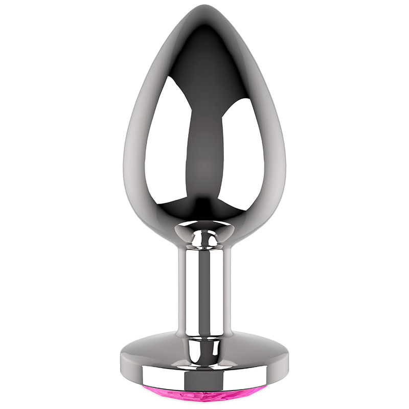 Plug Anal de Metal Talla L Rosa