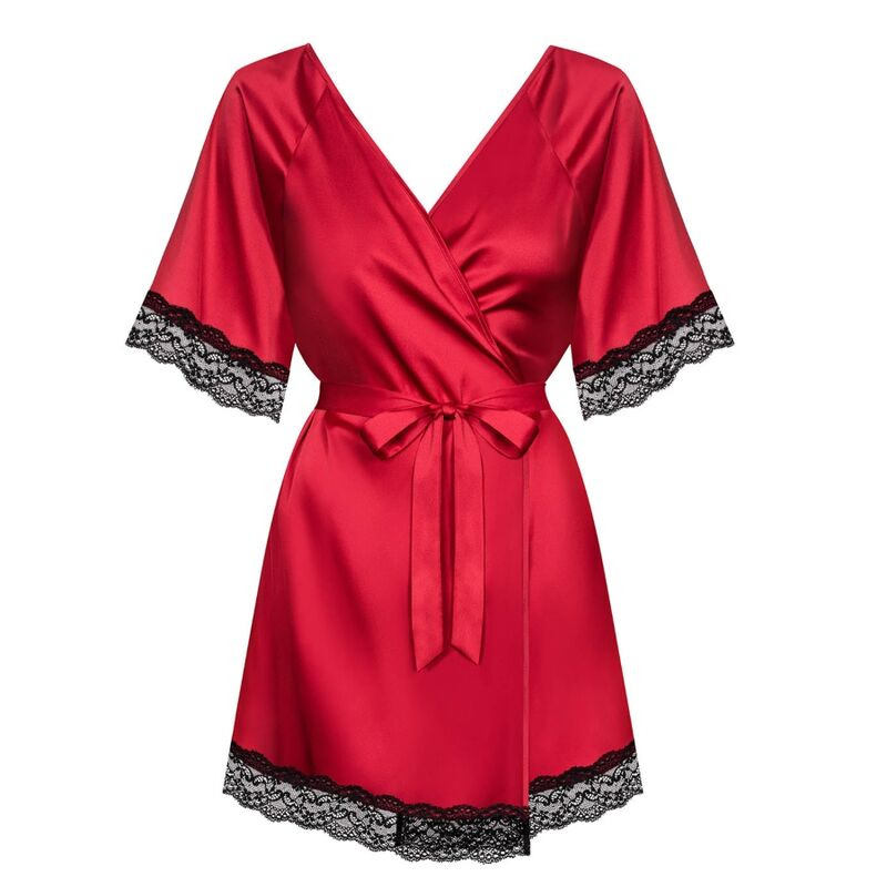 Sensuelia Peignoir Rojo