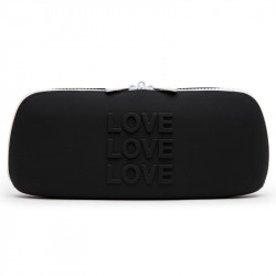 Love Bolsa de Viaje Mediana Negro