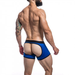 Boxer Trasera Descubierta Azul