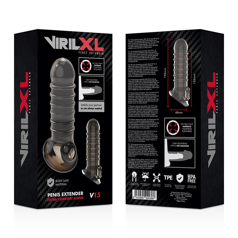 Extensión Pene V15 Negro