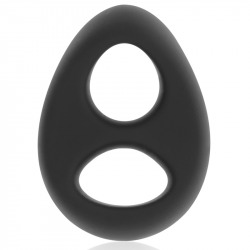 Anillo Pene y Testículos PR13 Negro