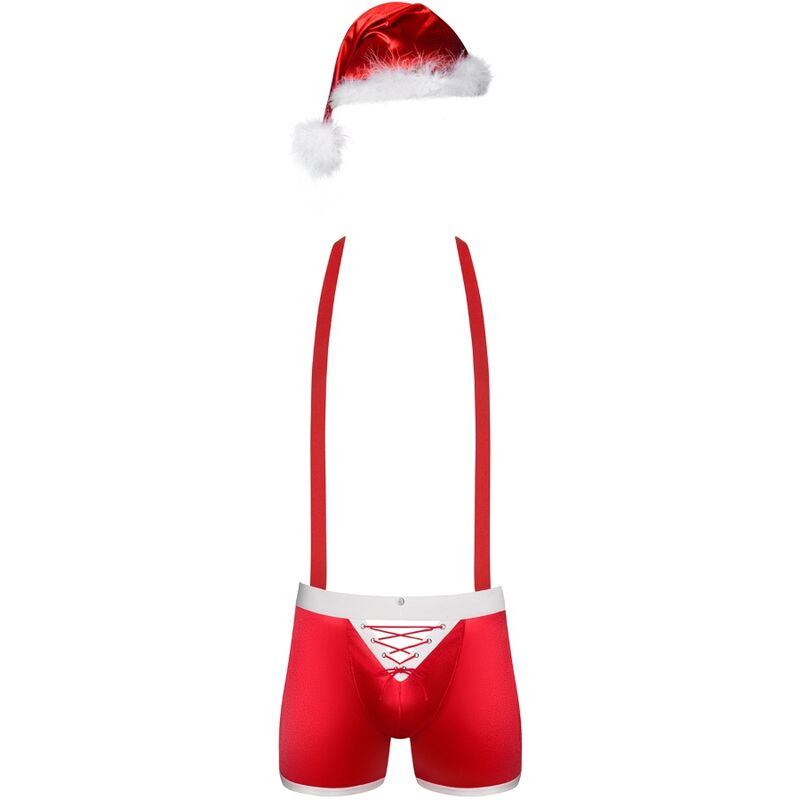 Mr Claus Boxer Tirantes y Gorro