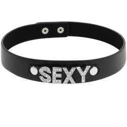 Choker Sexy Cuir Végétalien