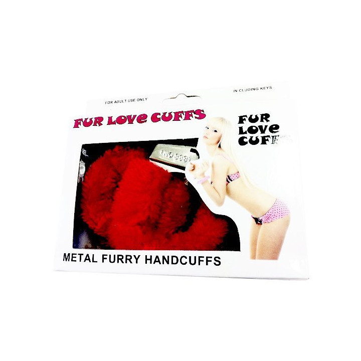 Esposas de Peluche Rojo