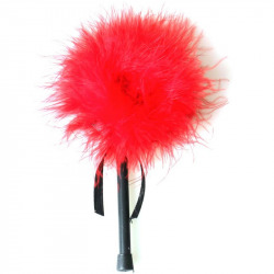 Marabou Duster rouge