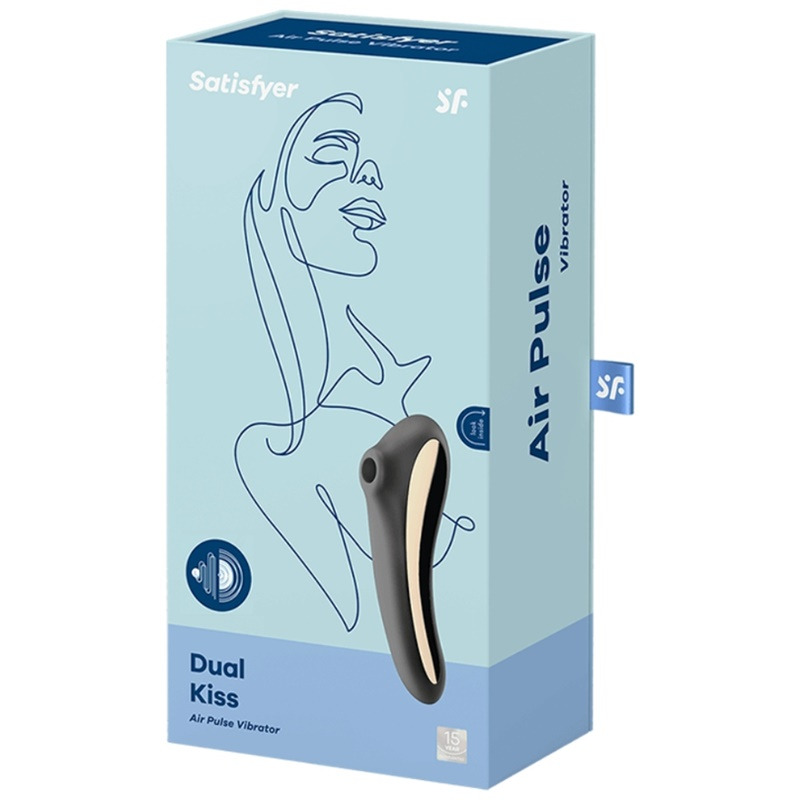 Satisfyer Dual Kiss Negro