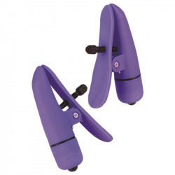 Pinzas para Pezones con Vibrador Morado