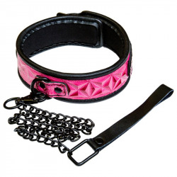 Sinful Collar con Cadena Rosa