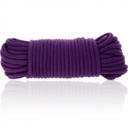 Corde Coton Bondage 20 Mètres Lilas