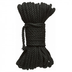 Cuerda de Bondage Cáñamo Negro 15 m