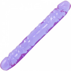 Pénis Double 30 cm Jelly Violet