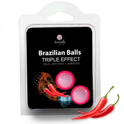 Set 2 Brazilian Balls Triple Effet