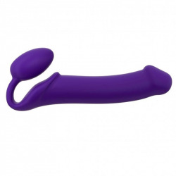 Arnés Dildo Flexible Morado XL