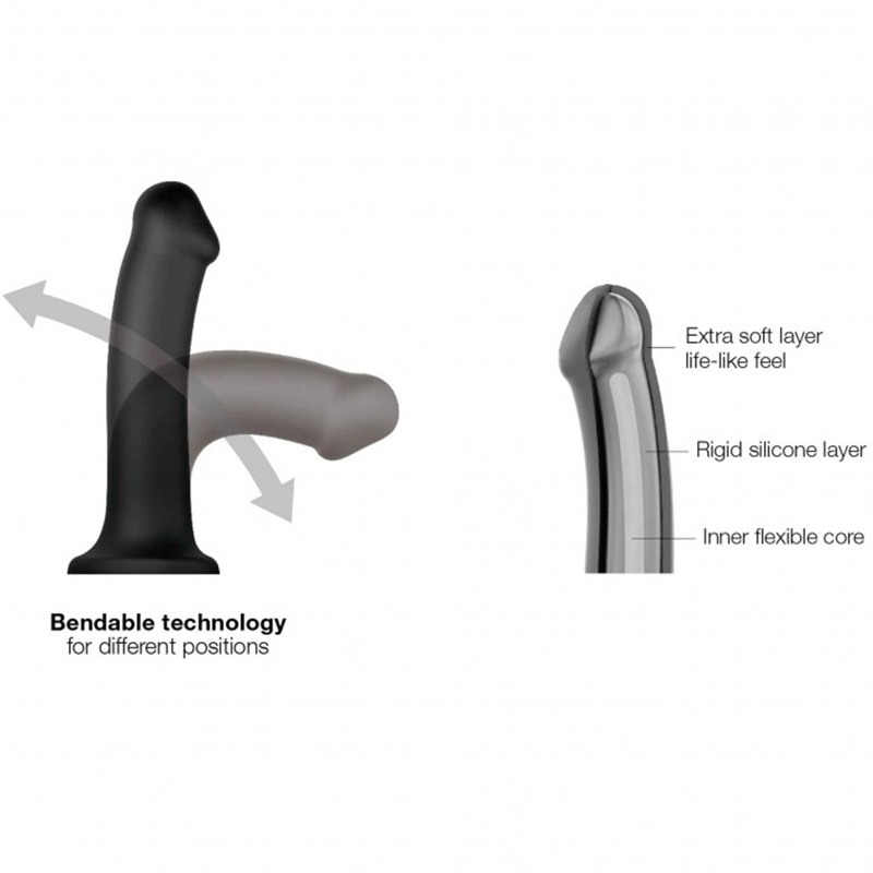 Dildo con Ventosa Dual Density XL