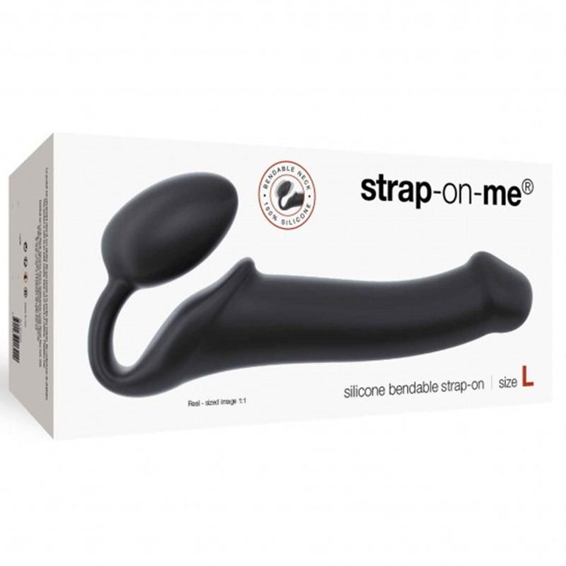 Arnés Dildo Flexible Negro L