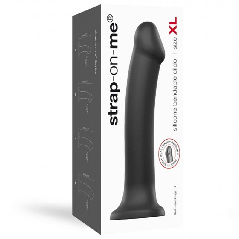 Dildo Dual Density Negro XL