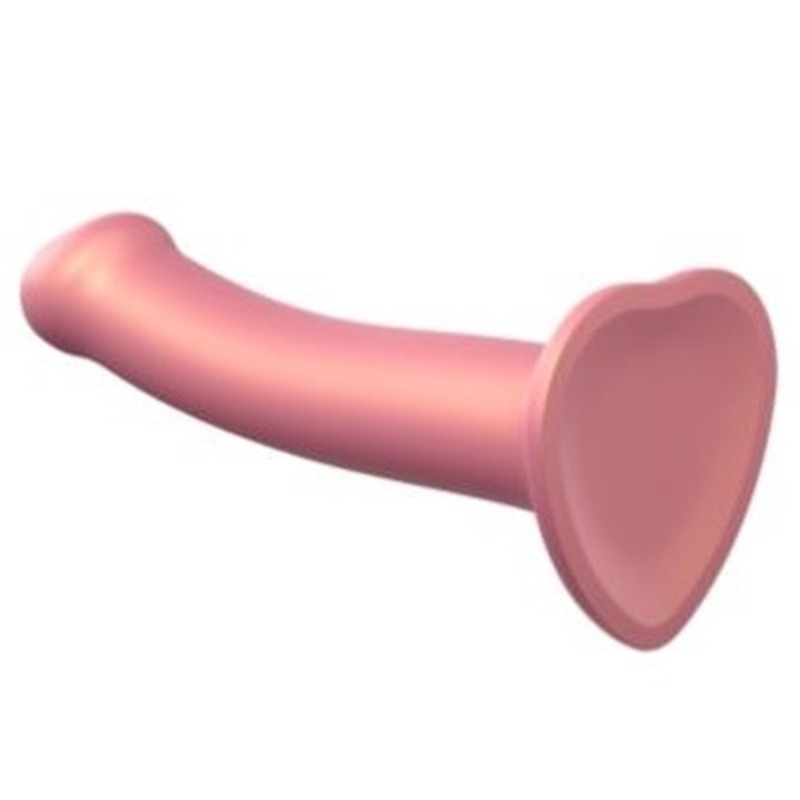 Dildo Rosa Metalizado M