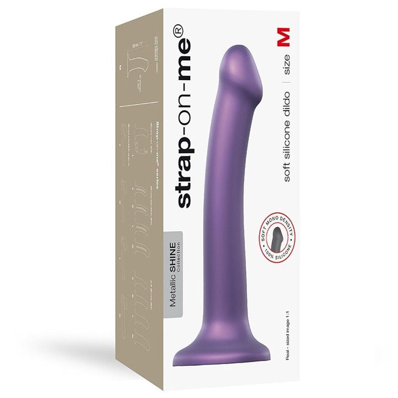 Dildo Violeta Metalizado M