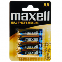 Maxell AA LR6 Super Piles alcalines 4 pcs