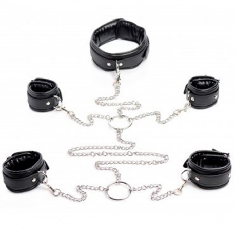 Restricción Cadena Collar-Muñecas-Tobillos