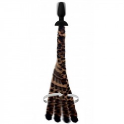 Cola Plug Leopardo con Diadema