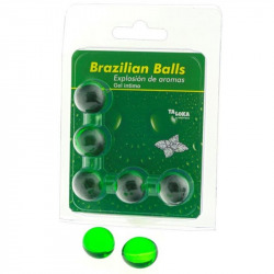 5 Brazilian Balls Gel Íntimo Menta