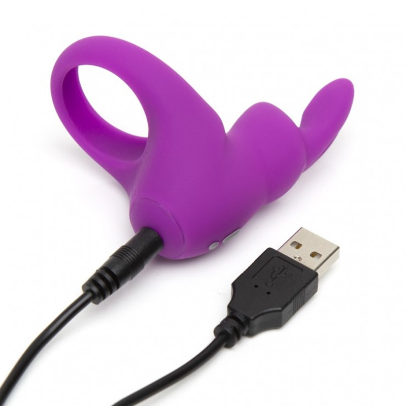 Cock Ring Happy Rabbit Morado