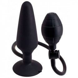 Butt Plug Gonflable L Noir