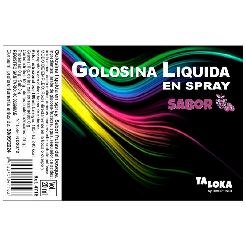 Spray Líquido Frutas del Bosque Taloka