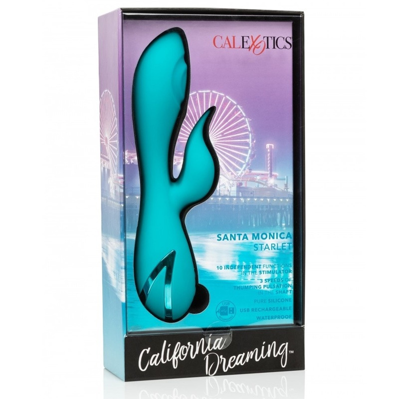 Vibrador Recargable Santa Mónica Starlet Azul