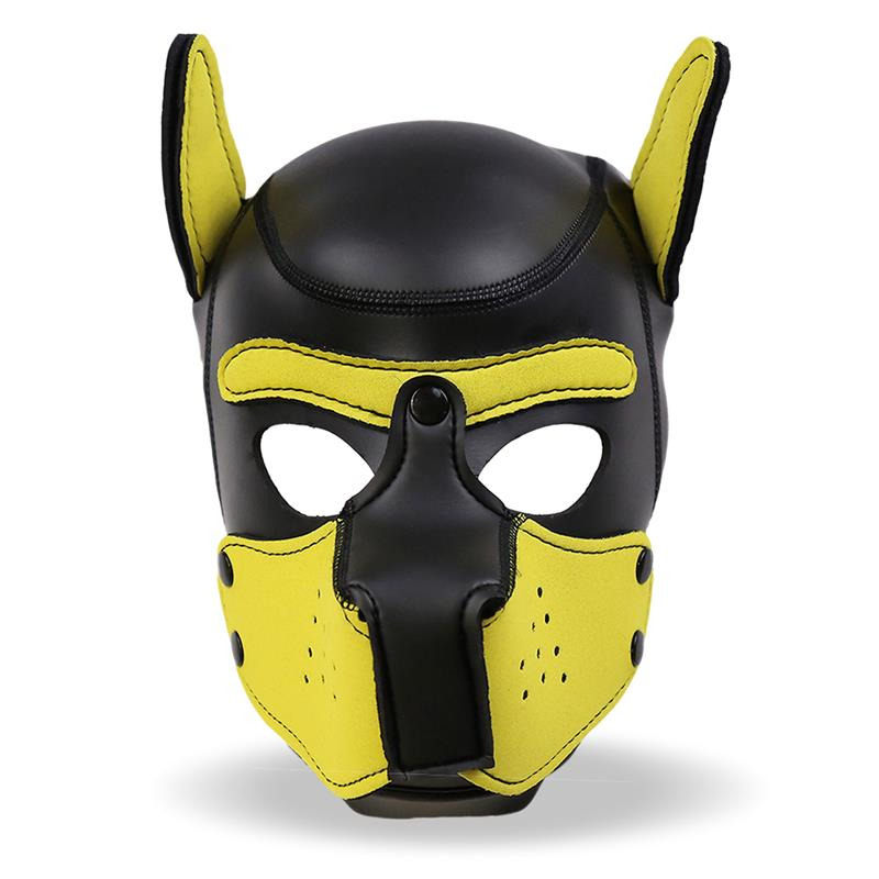 Hound Máscara de Perro Negro/Amarillo