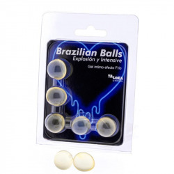5 Brazilian Balls Explosión Efecto Vibrante y Frío