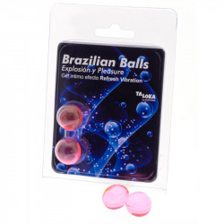 2 Brazilian Balls Explosión y Efecto Vibración Refrescante