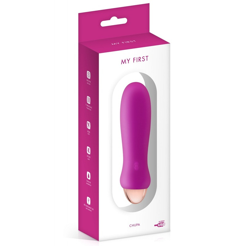 Mini Vibrador Chupa Rosa