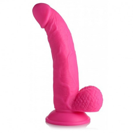 Dildo Realístico con Testículos 19 cm Rosa