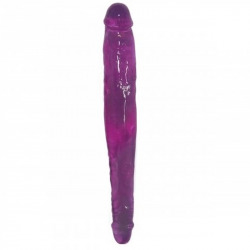 Dildo Double Slim Stick 33 cm Violet