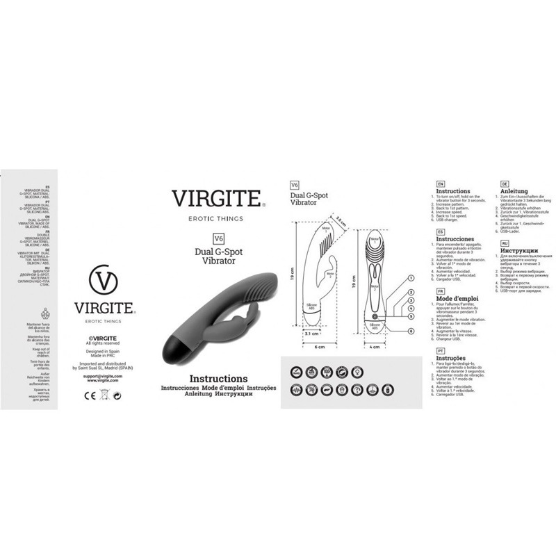 Vibrador V6 Morado