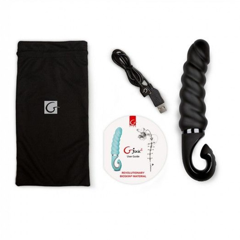 G-Jack2 Vibrador Bioskin Negro