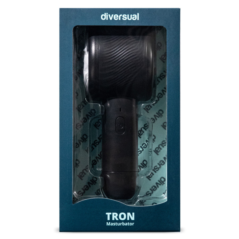 Tron Masturbador Automático Negro
