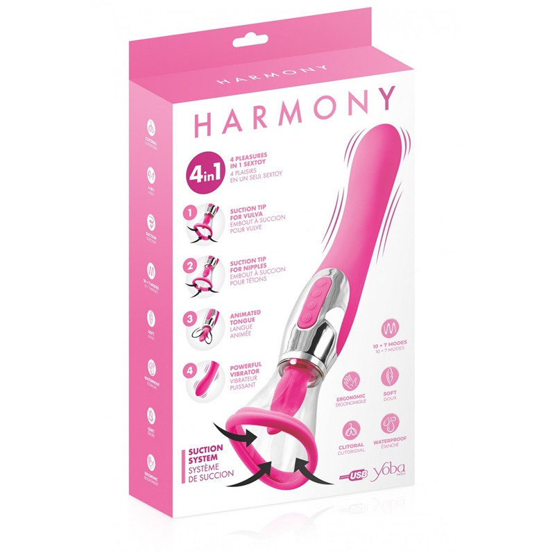 Bomba Harmony Mujer 4 en 1 Fucsia