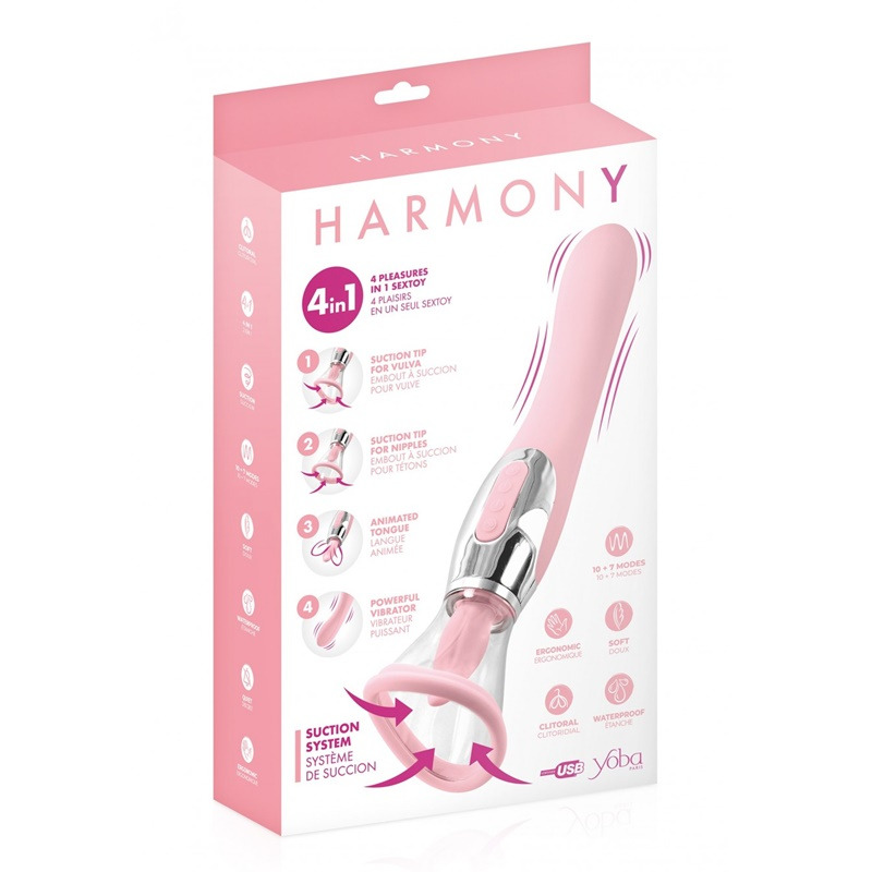 Bomba Harmony Mujer 4 en 1 Rosa