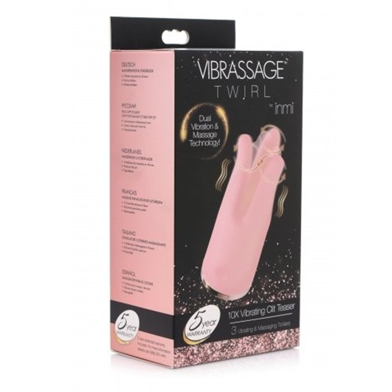 Vibrador Rotador Estimulador de Clítoris Twirl Rosa