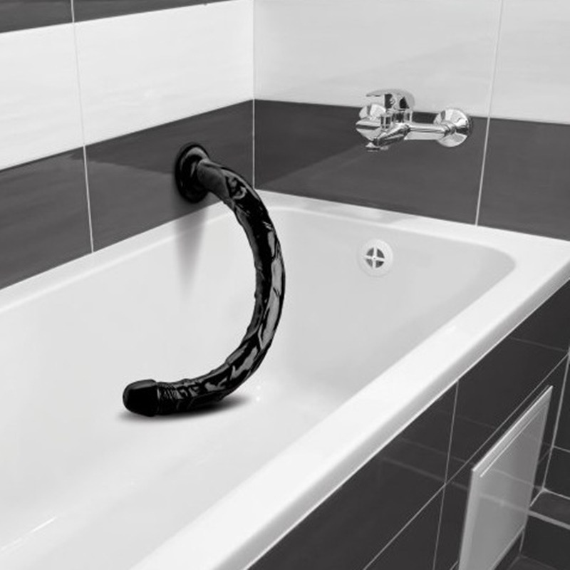 Dildo con Ventosa 50,8 cm Negro