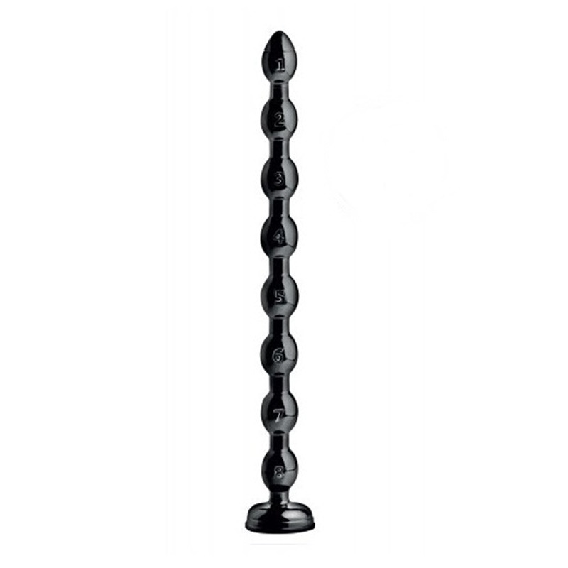 Dildo Ondas con Ventosa 50,8 cm Negro