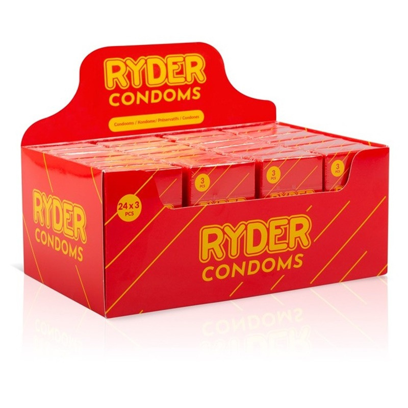 Ryder Expositor Preservativos 24 x 3 Uds