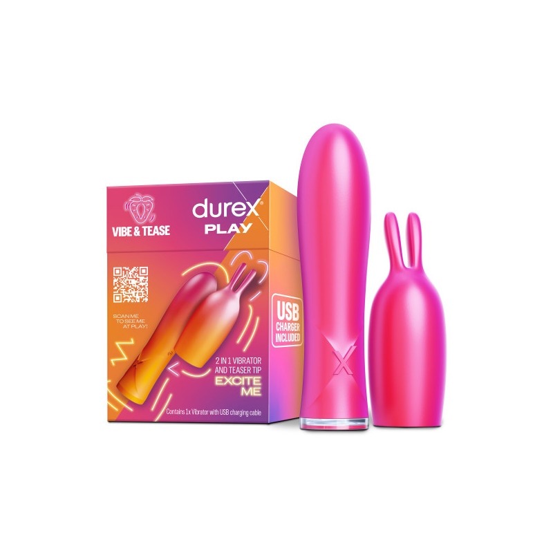 Vibe & Tease Conejito vibrador 2 en 1